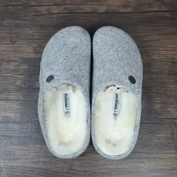 Birkenstock Zermatt Shearling Wool Felt Mule Youth Women's Sz US 3 Narrow EU34 - Picture 6 of 8